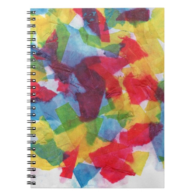 Carnet Tissu coloré (Devant)