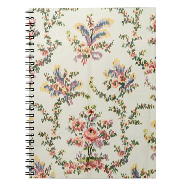 Carnet Tissu tissé pour la Reine Marie Antoinette chez le (Devant)