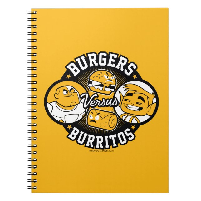 Carnet Titans Ados, allez ! | Burgers contre Burritos (Devant)