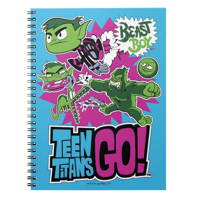 Carnet Titans Ados, allez ! | Les Shapeshifts Beast Boy (Devant)