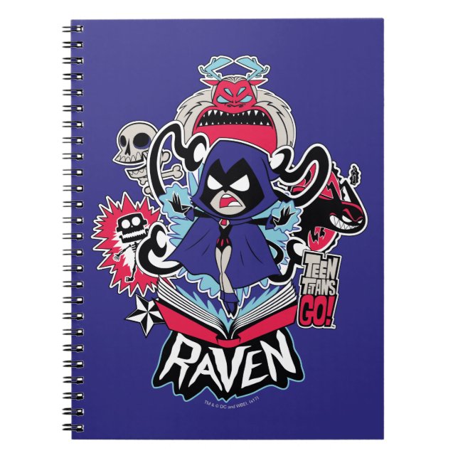 Carnet Titans Ados, allez ! | Raven puissance démoniaque  (Devant)