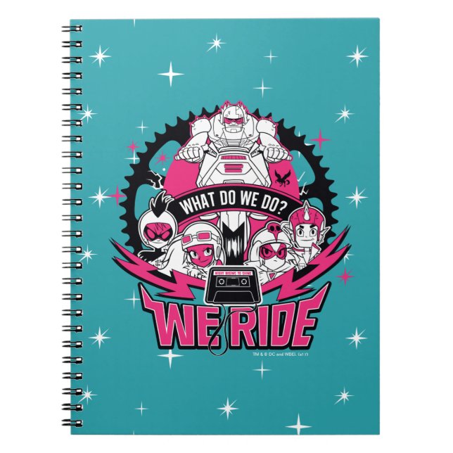Carnet Titans Ados, allez ! | Retro Moto Graphic (Devant)
