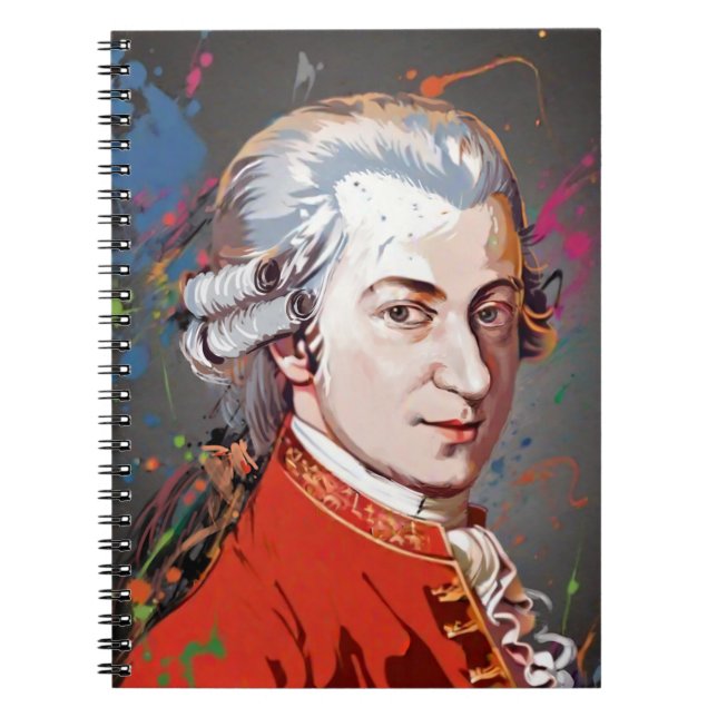 Carnet Titans of Music : Mozart (Devant)