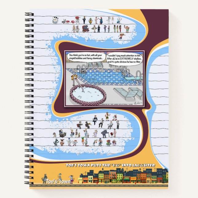 Carnet Toe’s Town Comic | Spiral Notebook (Devant)