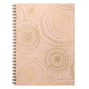 Carnet Toile d'araignée pastel : motif d'Halloween.