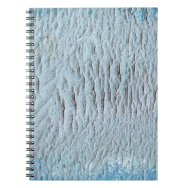 Carnet Toile d'art texture bleue (Devant)
