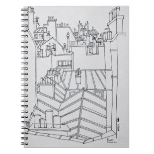 Carnet Toits de Paris, France