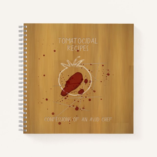 Carnet Tomatocide Chalk Plan de la scène de crime de frac (Devant)