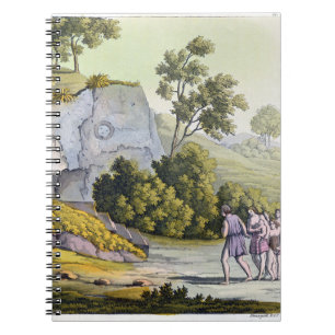 Carnet Tombeau de Sun, Pérou, de 'Le Costume Ancien et d