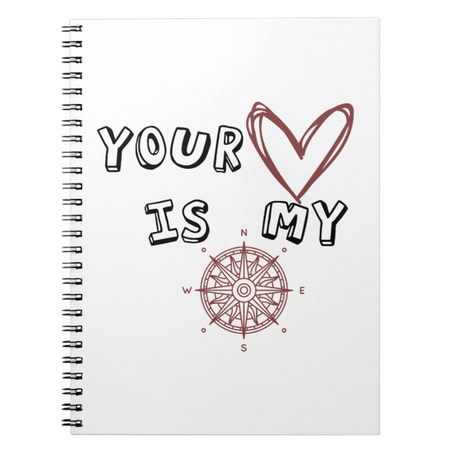 Carnet Ton coeur est mon boussole (Devant)