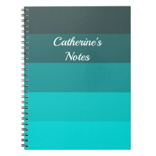 Carnet Tons Turquoise