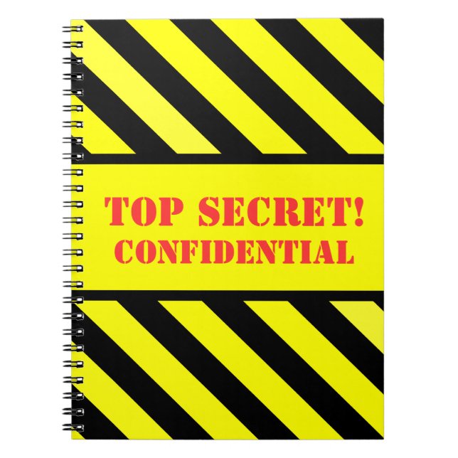Carnet top secret - confidentiel (Devant)