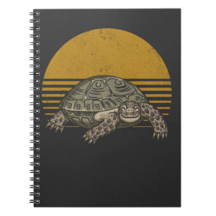 Carnet Tortoise vintage Tortoise Retro Turtle
