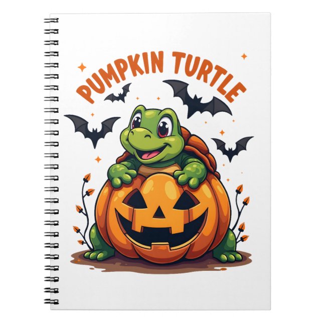 Carnet Tortue citrouille (Devant)