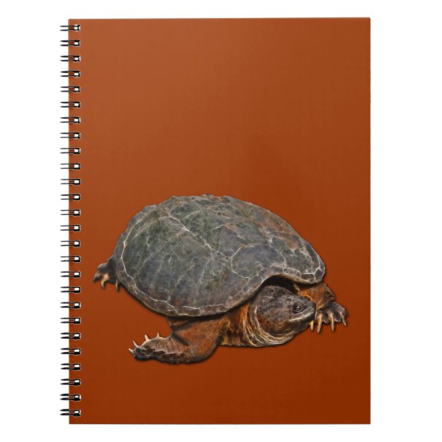 Carnet Tortue serpentine Terrapin-lover Cadeau (Devant)