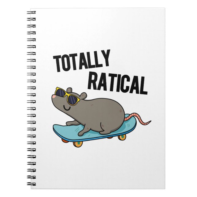 Carnet Totalement Ratial Fatigué Rat Pun (Devant)
