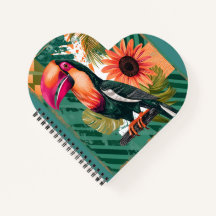 Toucan de couleur dans la jungle