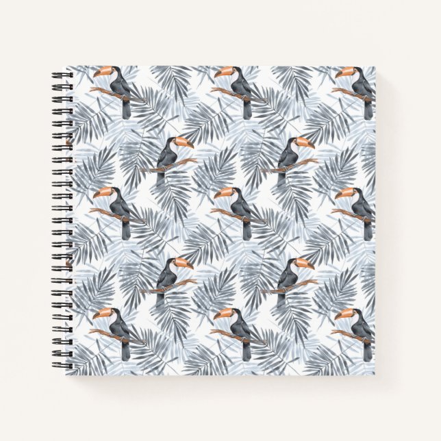 Carnet Toucan gris (Devant)