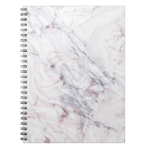 Carnet Touche de marbre gris blanc rosé chic tendance