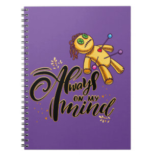 Carnet Toujours dans mon esprit Drôle Halloween Voodoo No