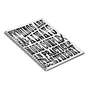 Carnet Toujours plus complexe