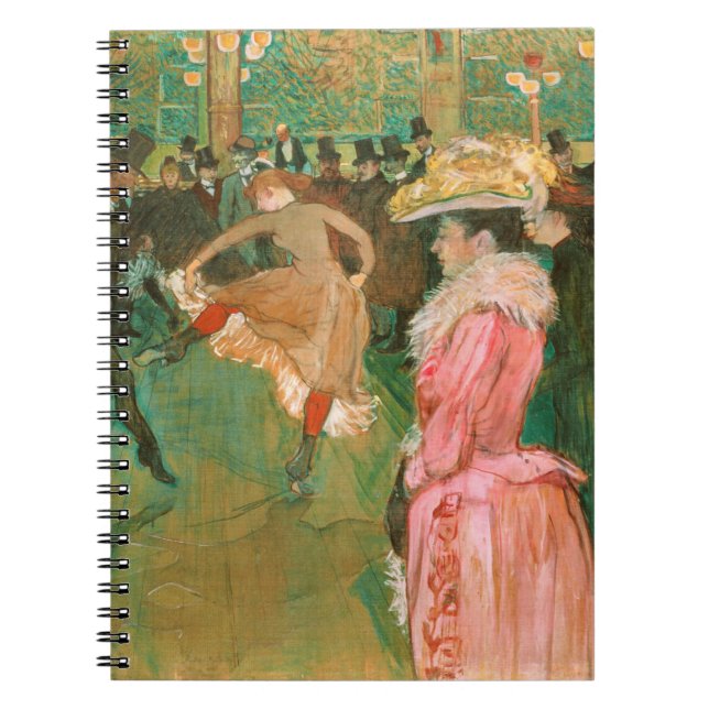 Carnet Toulouse-Lautrec - Au Rouge, La Danse (Devant)