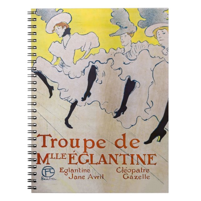 Carnet Toulouse-Lautrec - Troupe de Mlle Eglantine (Devant)