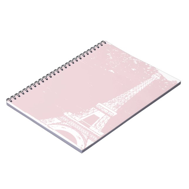 Carnet Tour Eiffel rose (Côté gauche)