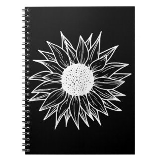 Carnet Tournesol Jolie fleur fleur sauvage multicolore