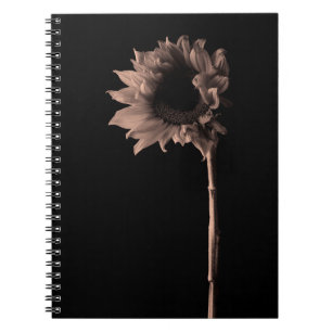 Carnet Tournesol - Sepia Fine Art Photographie Cool uniqu