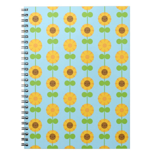 Carnet Tournesols de Kawaii (Devant)