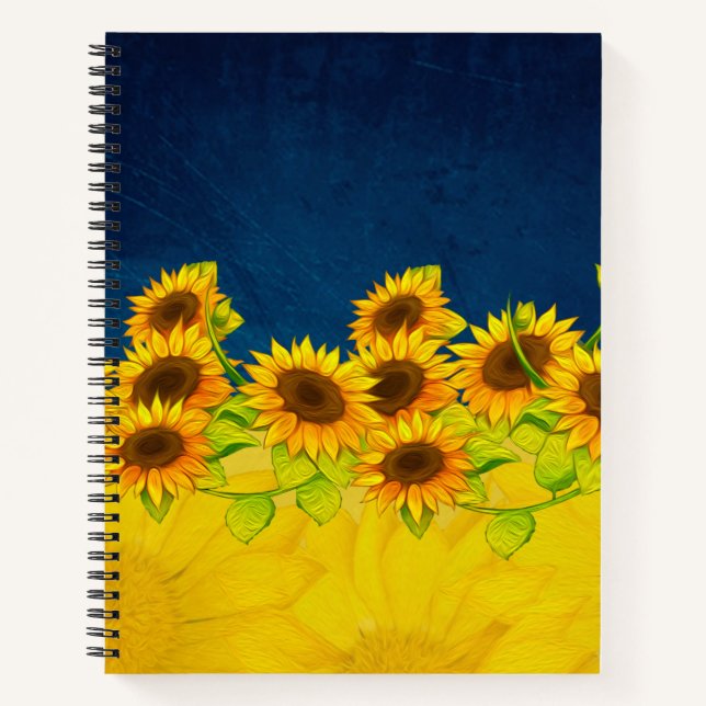 Carnet Tournesols d'Ukraine pour l'espoir et la paix (Devant)