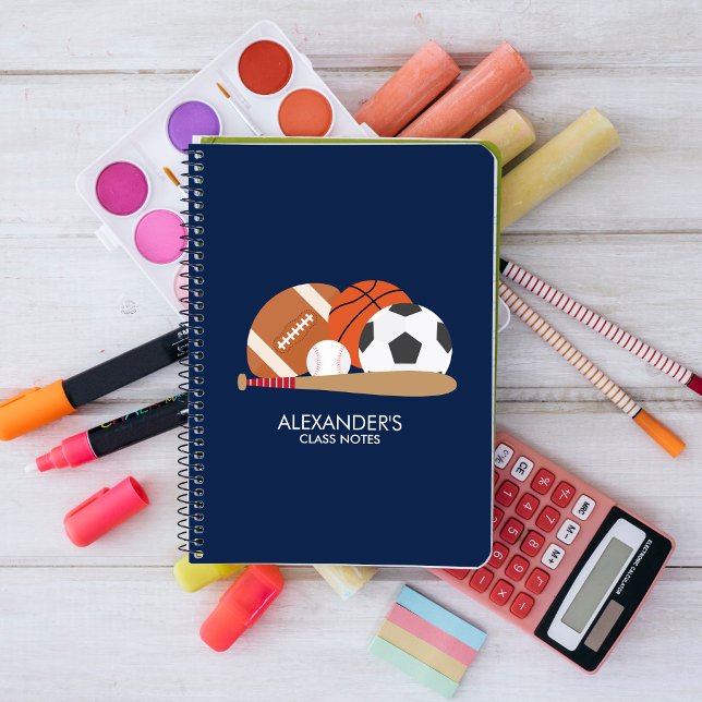 Carnet Tous les fans de sports Star (Créateur téléchargé)