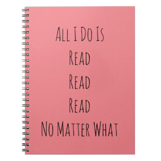 Carnet Tout ce que je fais est lu