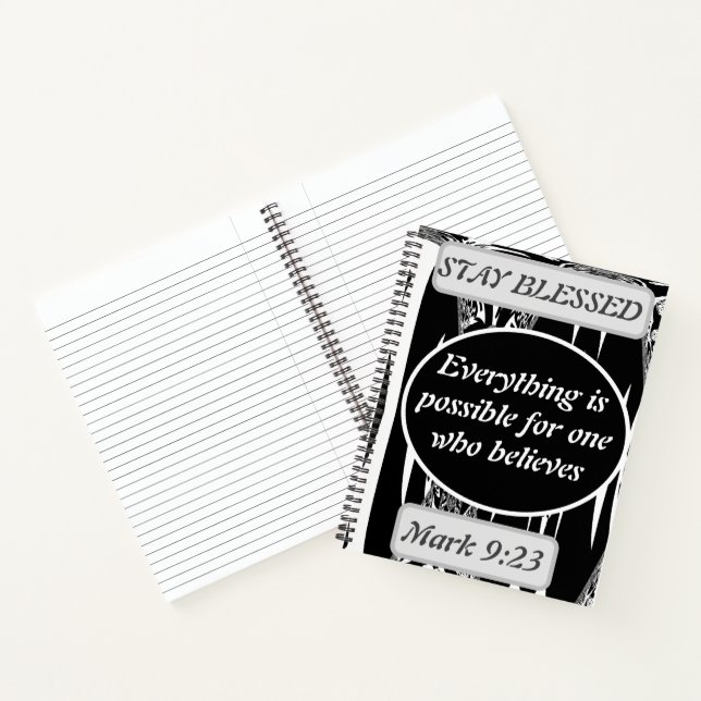 Carnet Tout est possible pour celui qui croit Mark 9 (Intérieur)