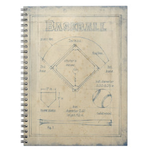 Carnet Tout sur le jeu - Baseball