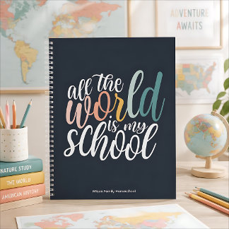 Carnet Toute La Monde Est Mon École Citation École à La M