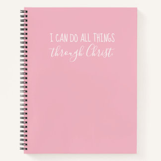 Carnet "Toutes les choses par le Christ" Ordinateur porta