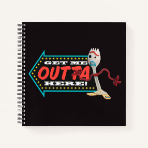 Carnet Toy Story 4 Forky "Get Me Outta Here"