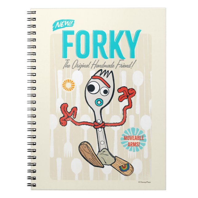 Carnet Toy Story 4 | Publicité Retro Forky Toy (Devant)