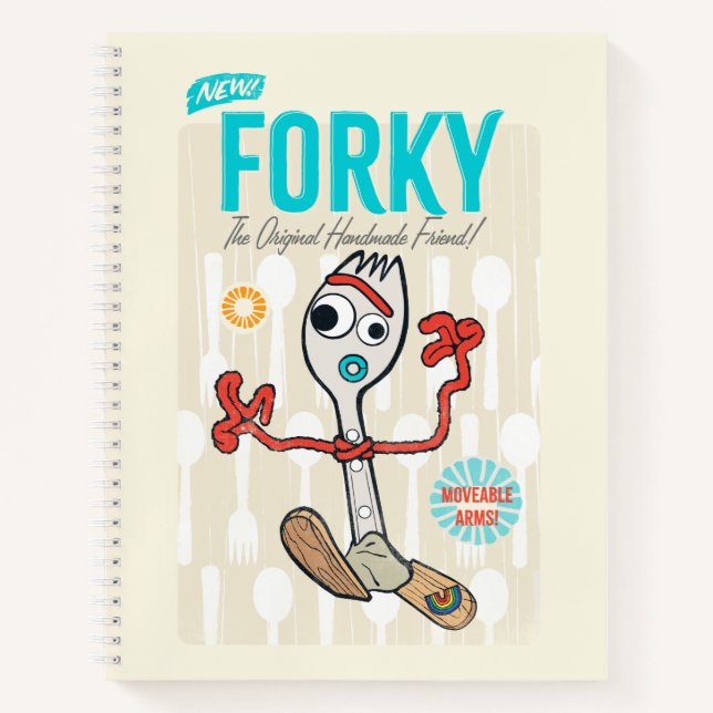 Carnet Toy Story 4 | Publicité Retro Forky Toy (Devant)