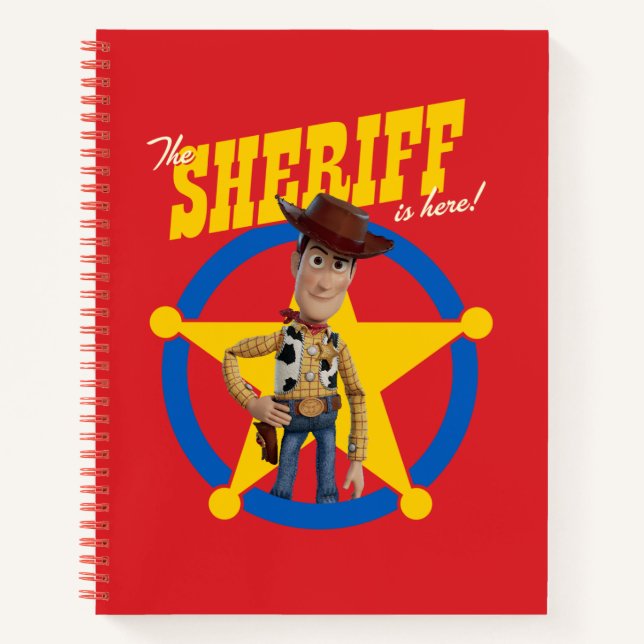 Carnet Toy Story 4 | Woody "Le shérif est là" (Devant)