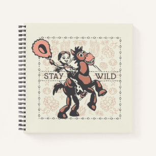 Carnet Toy Story Jessie & Bullseye "Restez Sauvage"