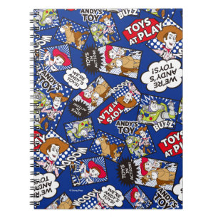 Carnet Toy Story  Jouets au Motif de la bande dessinée P