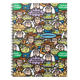 Carnet Toy Story Motif de jouet mou