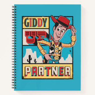 Carnet Toy Story - Poster en bois Vintage