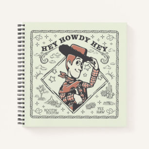 Carnet Toy Story Woody "Hé Hé Ho"