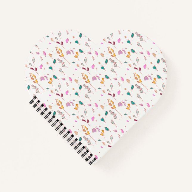 Carnet traces florales Abstraites (Devant)