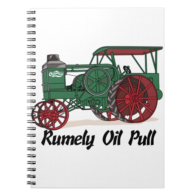 Carnet Tracteur de traction d'huile de Rumely (Devant)