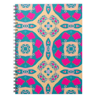 Carnet Traditionnel, patchwork péruvien, motif de tuiles